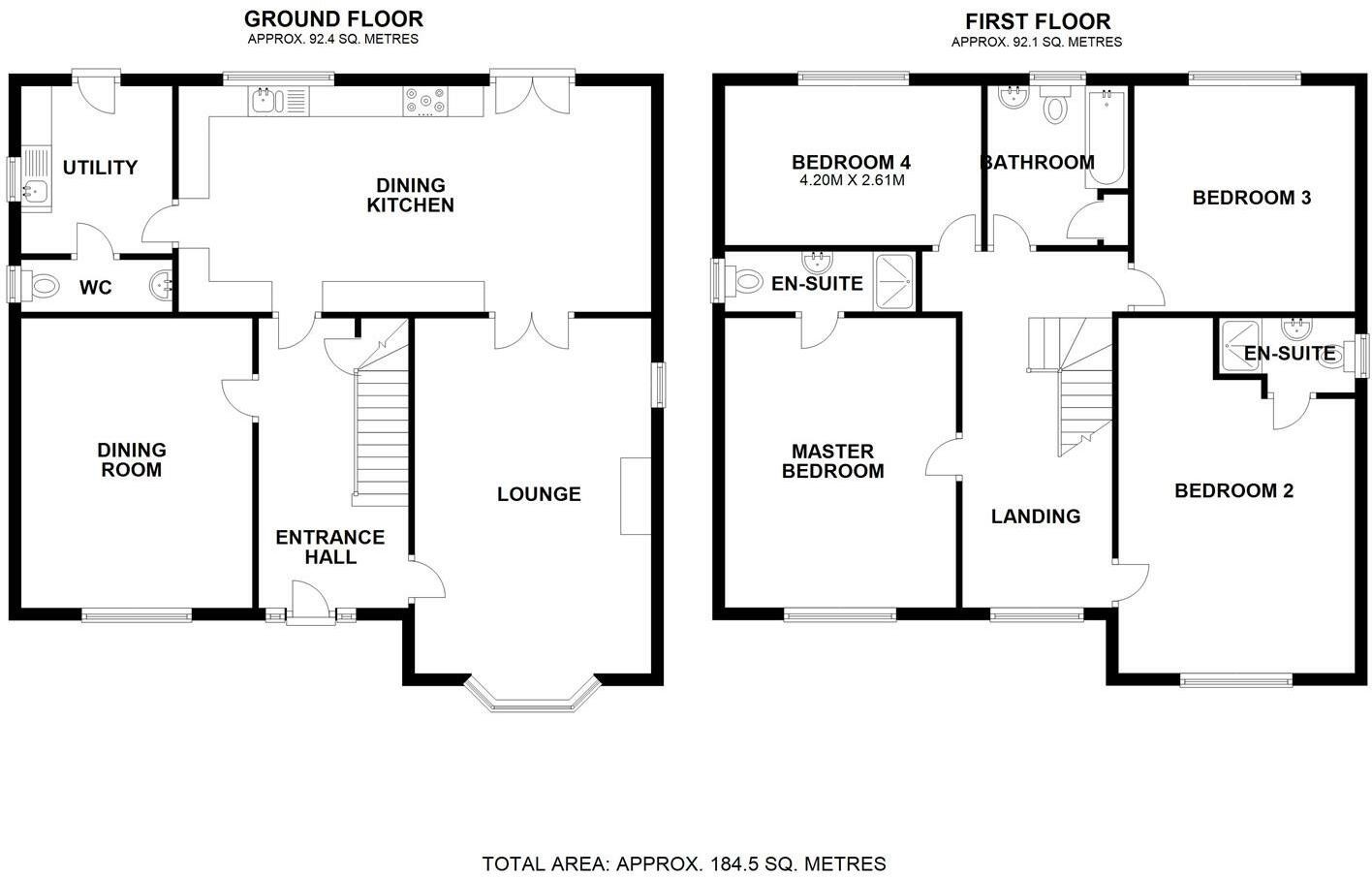 Roundhay House, High Street, Retford floorplan
