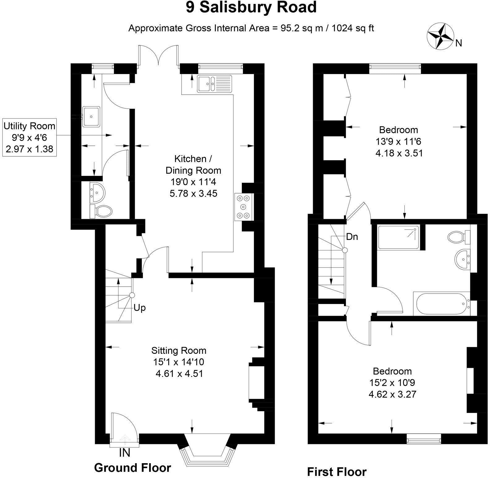 9, Salisbury Road, Marlborough floorplan