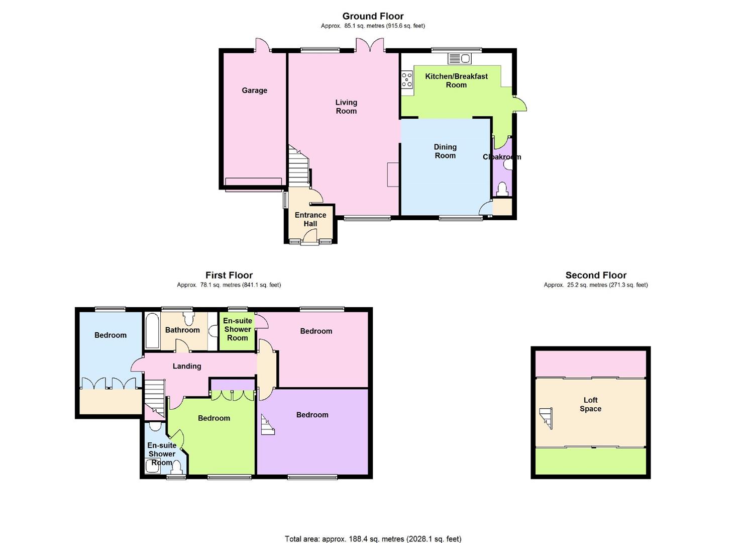 4 Bedrooms Detached house for sale in Martins Drive, Hertford SG13