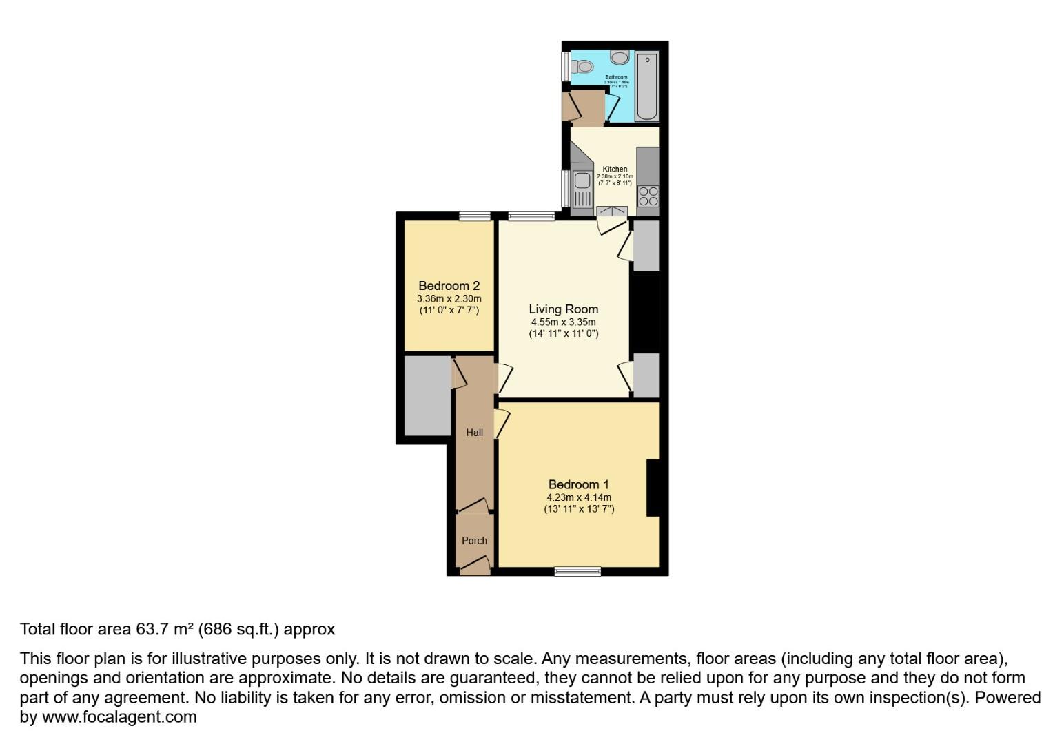 17, Asher Street, Gateshead floorplan