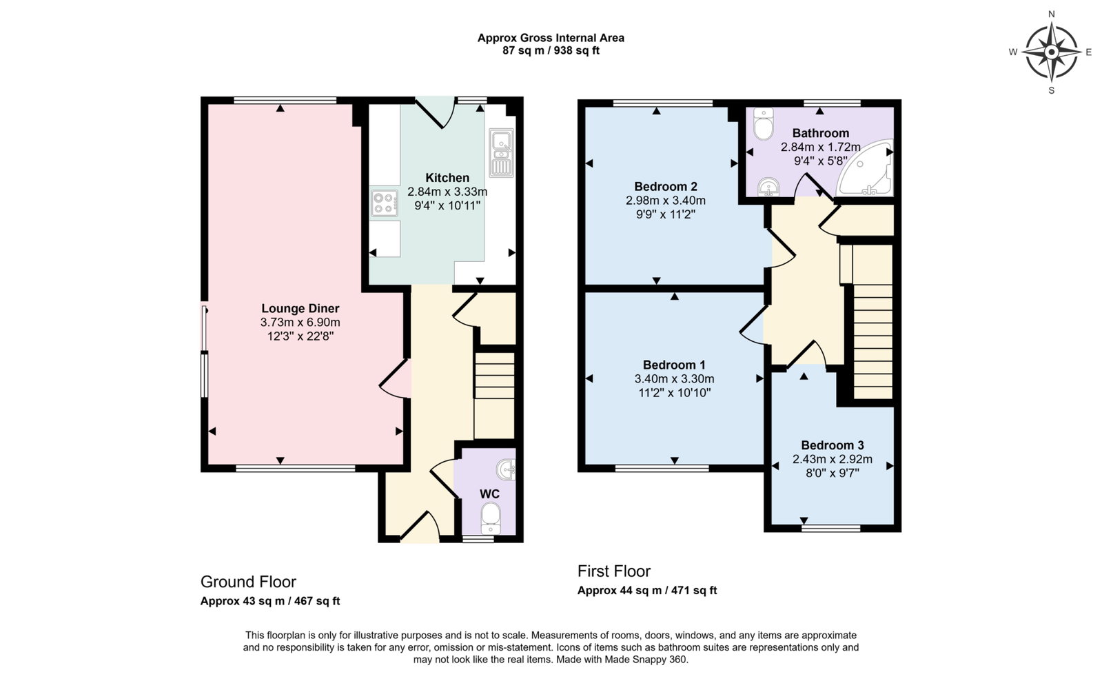15, Wellington Close, Westgate-on-sea floorplan