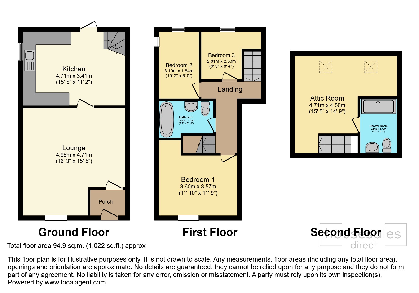 285, Cardiff Road, Aberdare floorplan