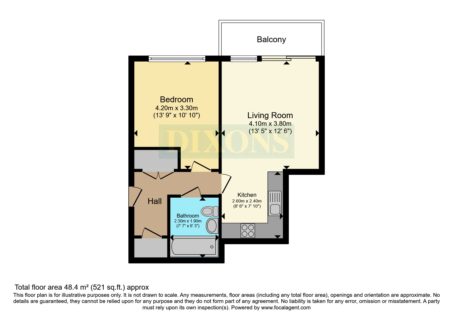 Apartment 12, 61, Mason Way, West Midlands floorplan