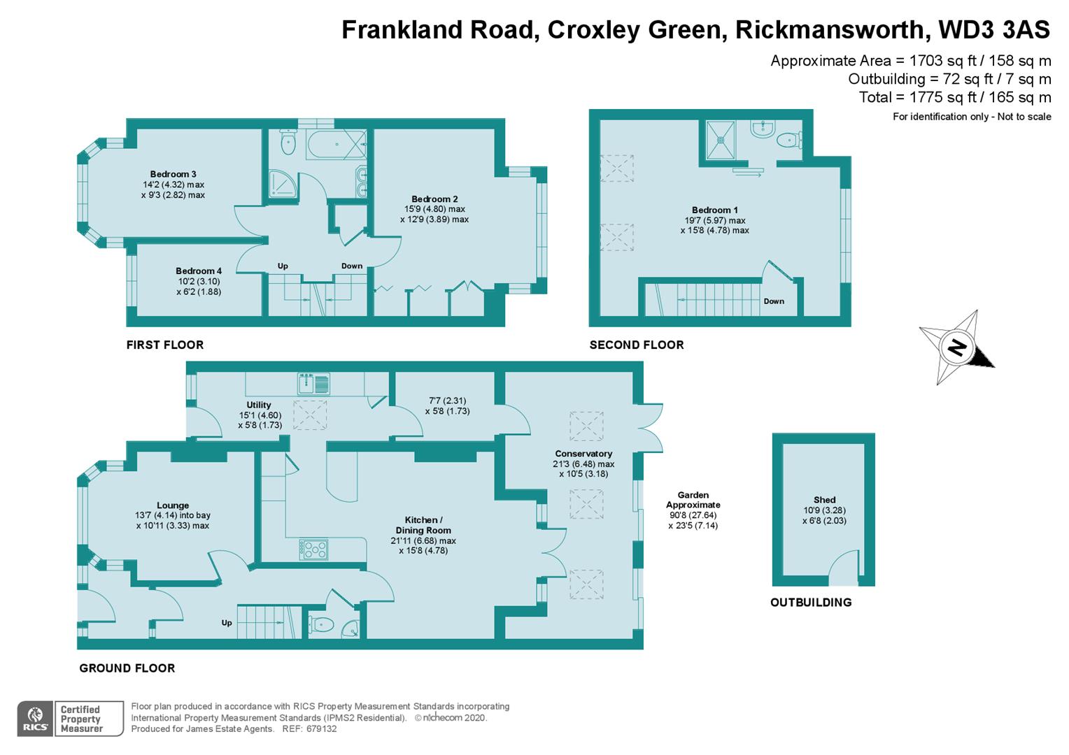123, Frankland Road, Rickmansworth floorplan