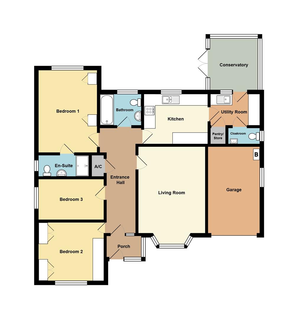 55, John Swains Way, Long Sutton Spalding floorplan
