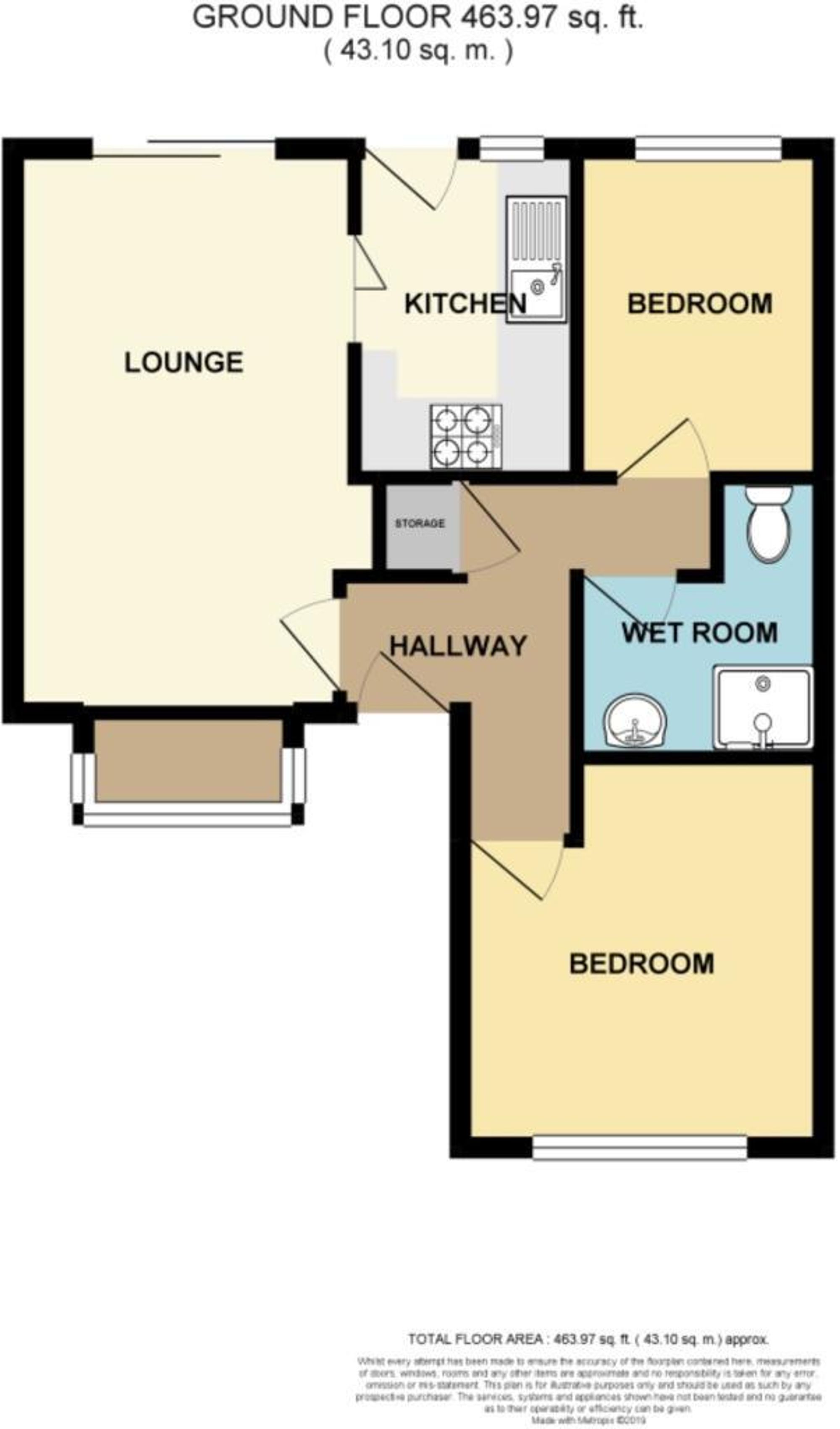 4 Moorbrooke, Nuneaton floorplan