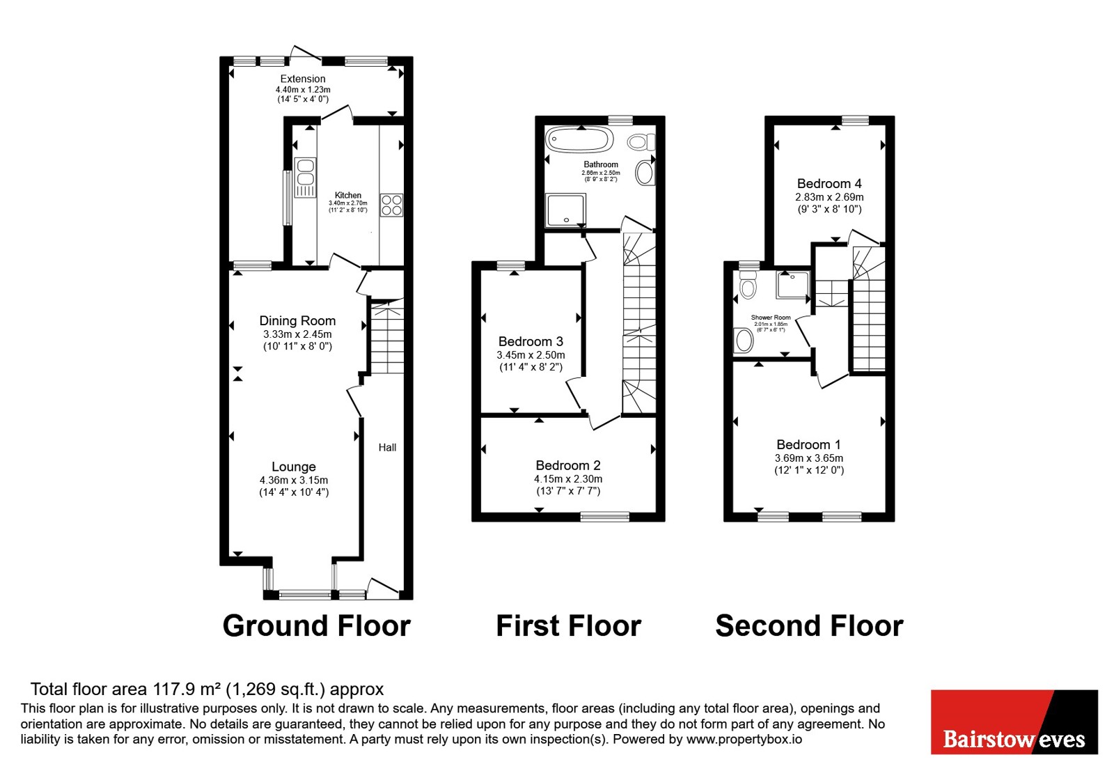 81, Meath Road, London floorplan