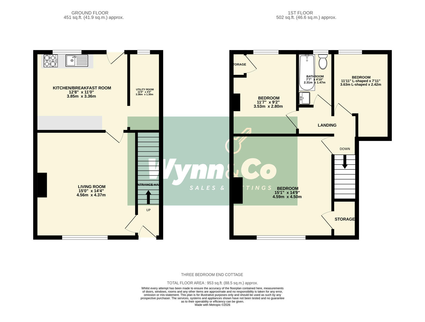 31, Hall Street, Pontefract floorplan