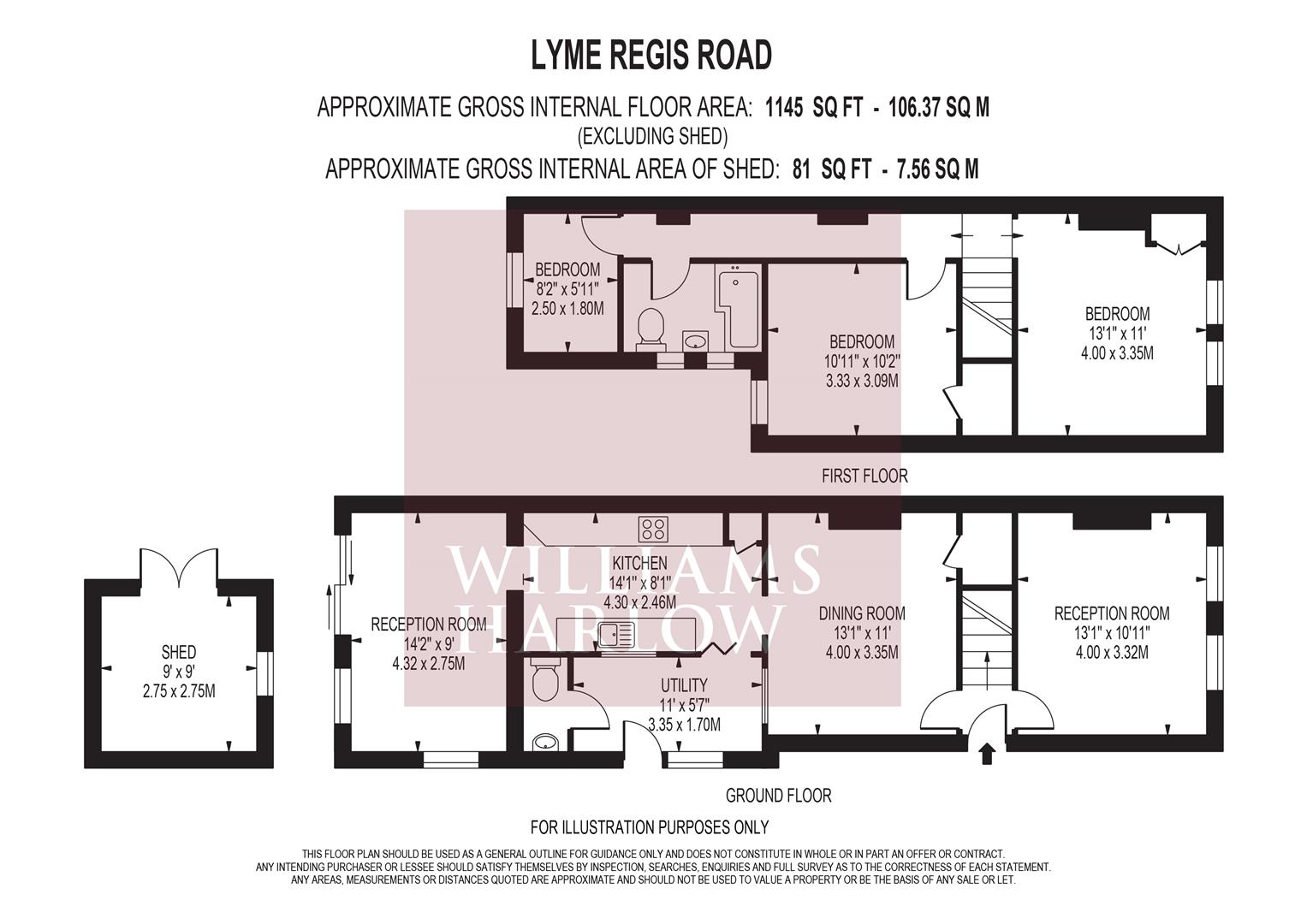 34, Lyme Regis Road, Banstead floorplan