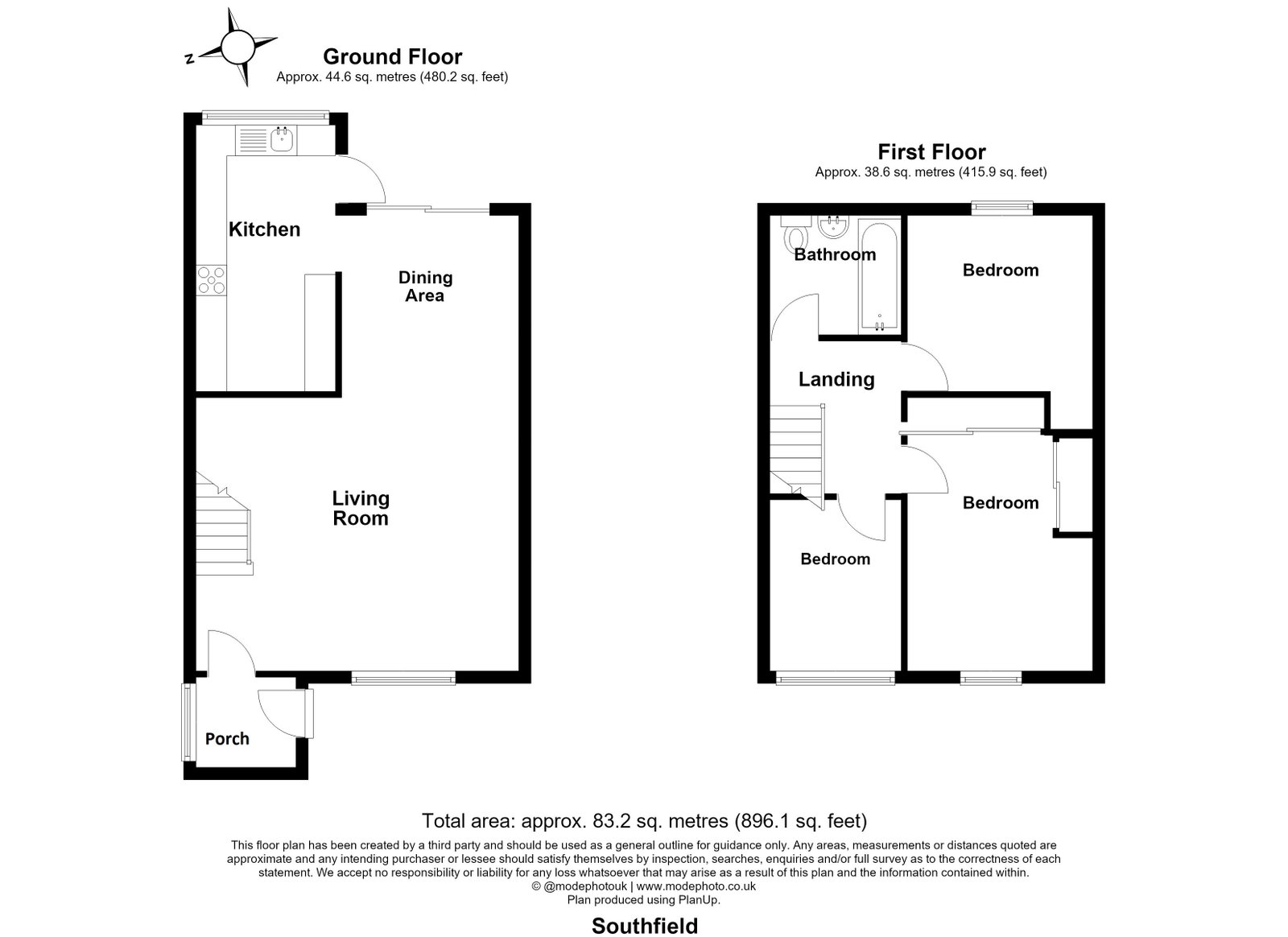 3, Southfield, Braughing floorplan