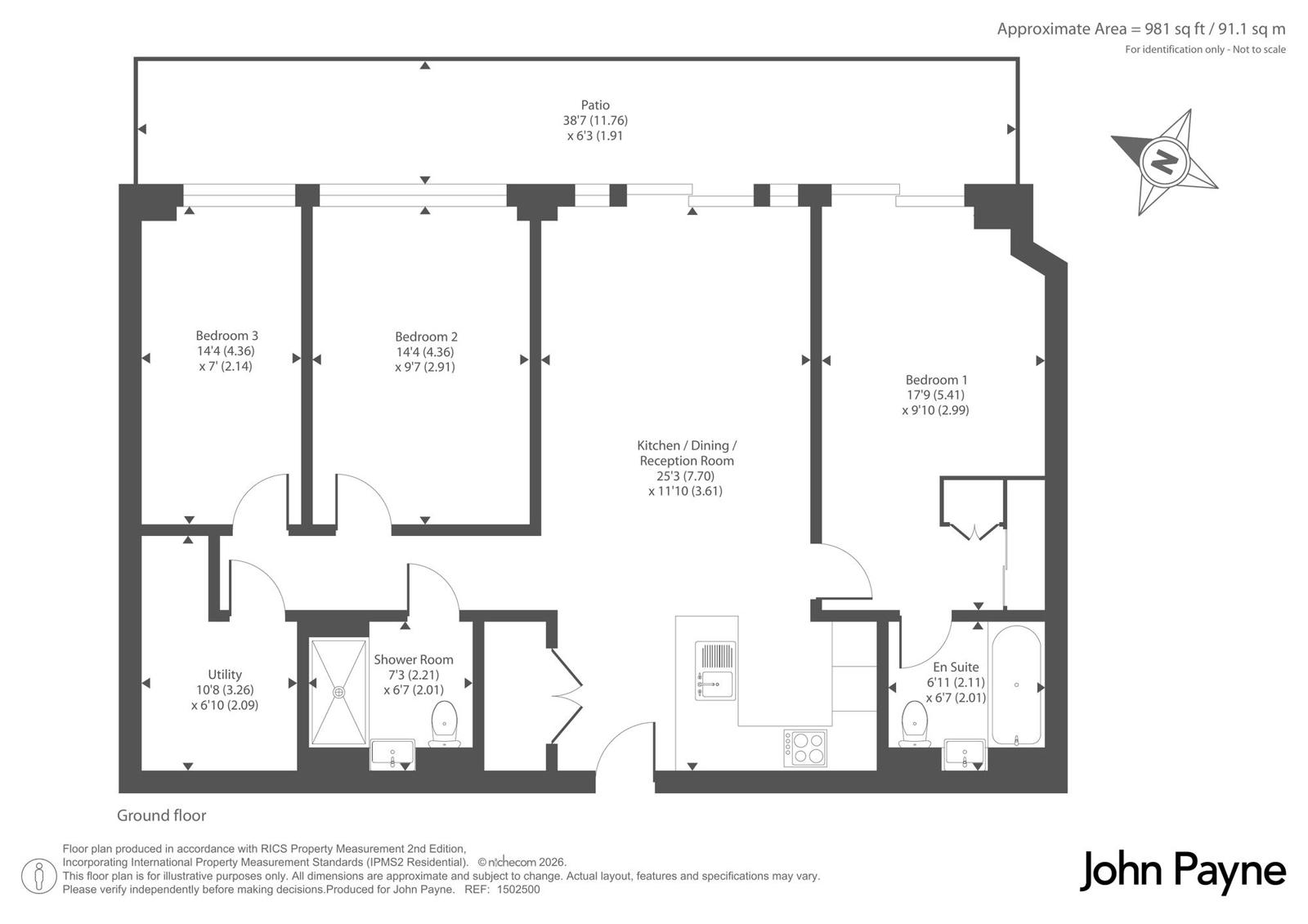 Flat G05, Judde House,, Duke of Wellington Avenue, Royal Arsenal floorplan