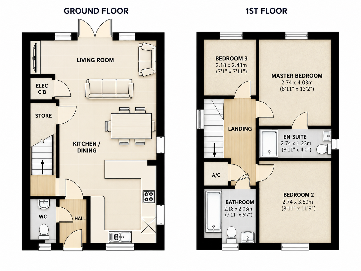 Min-Yr-Aber, Swansea floorplan