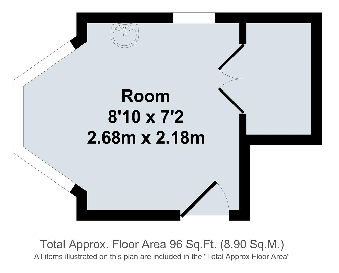 Room 6, 210, Iffley Road, Oxford floorplan