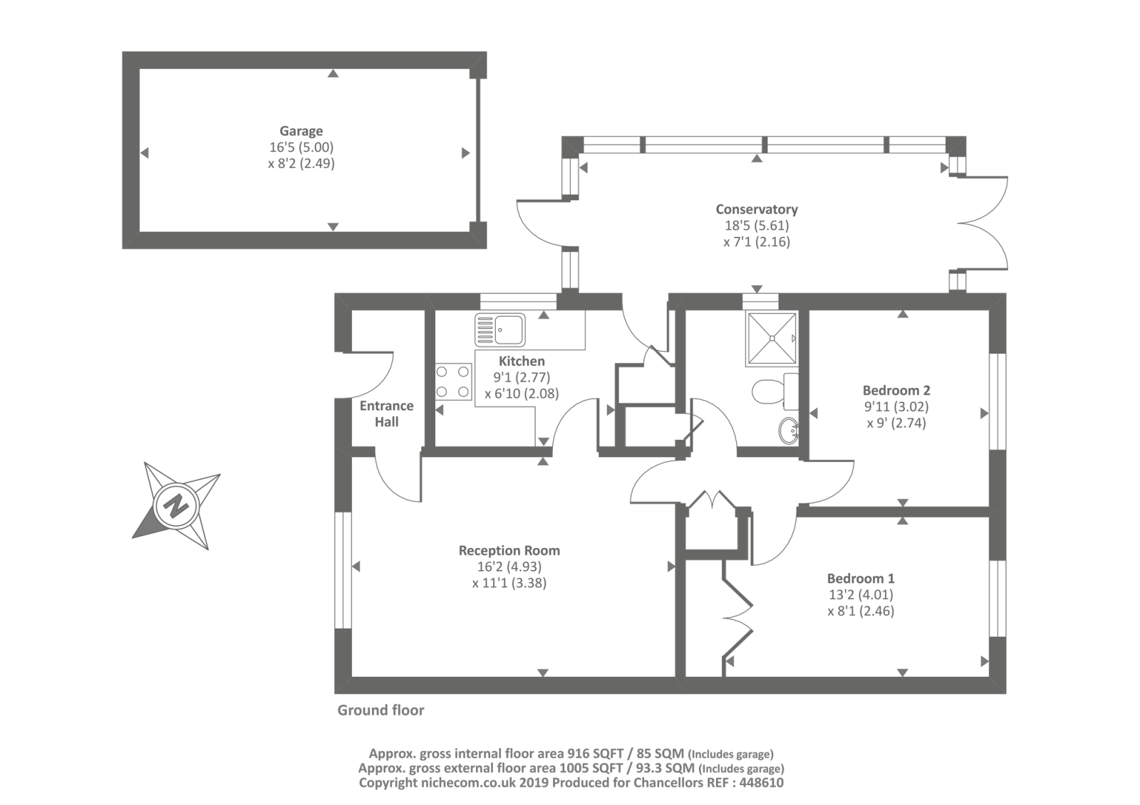 2 Bedrooms Bungalow for sale in The Green, Charlbury OX7