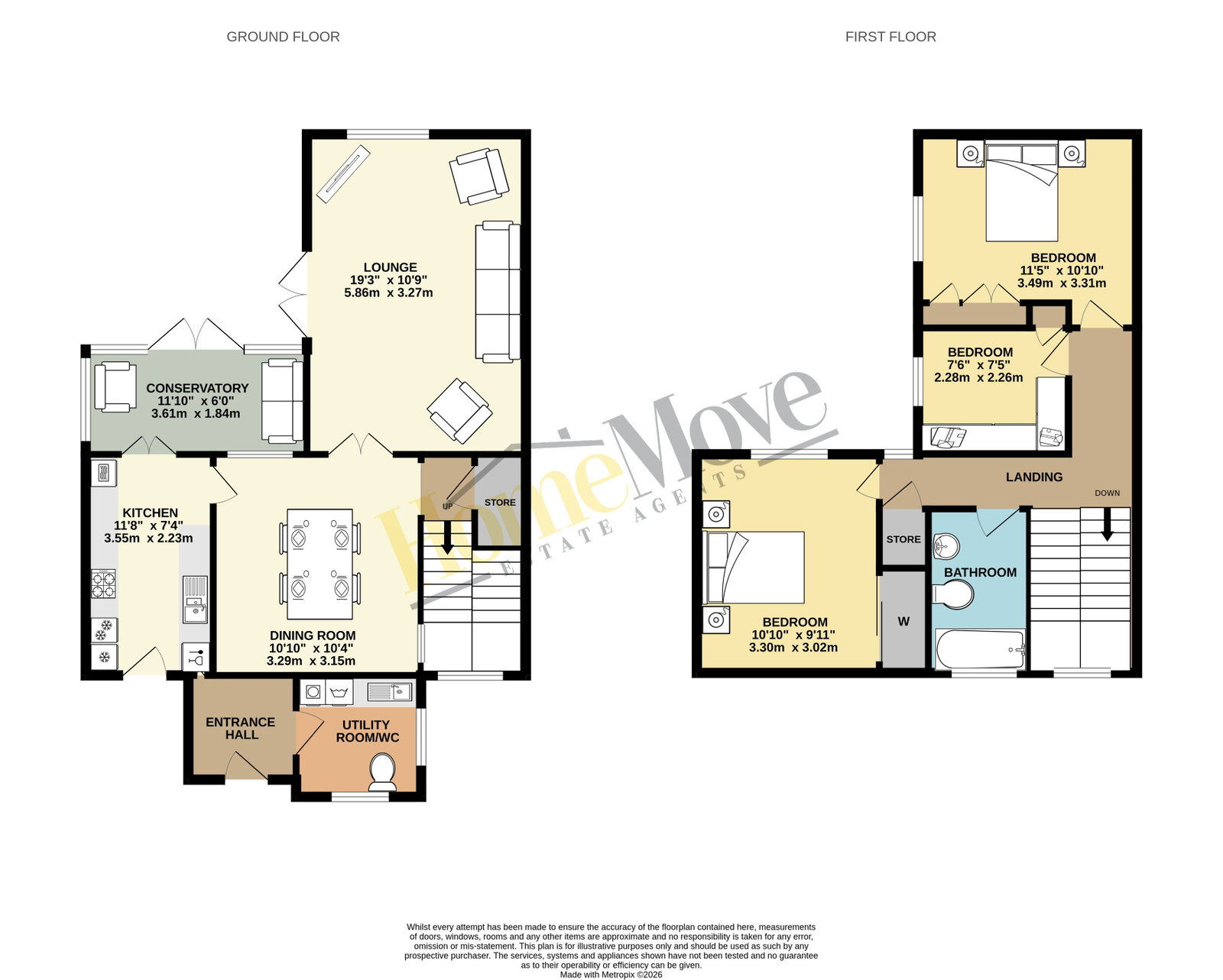 2, Blackacre, Nottingham floorplan