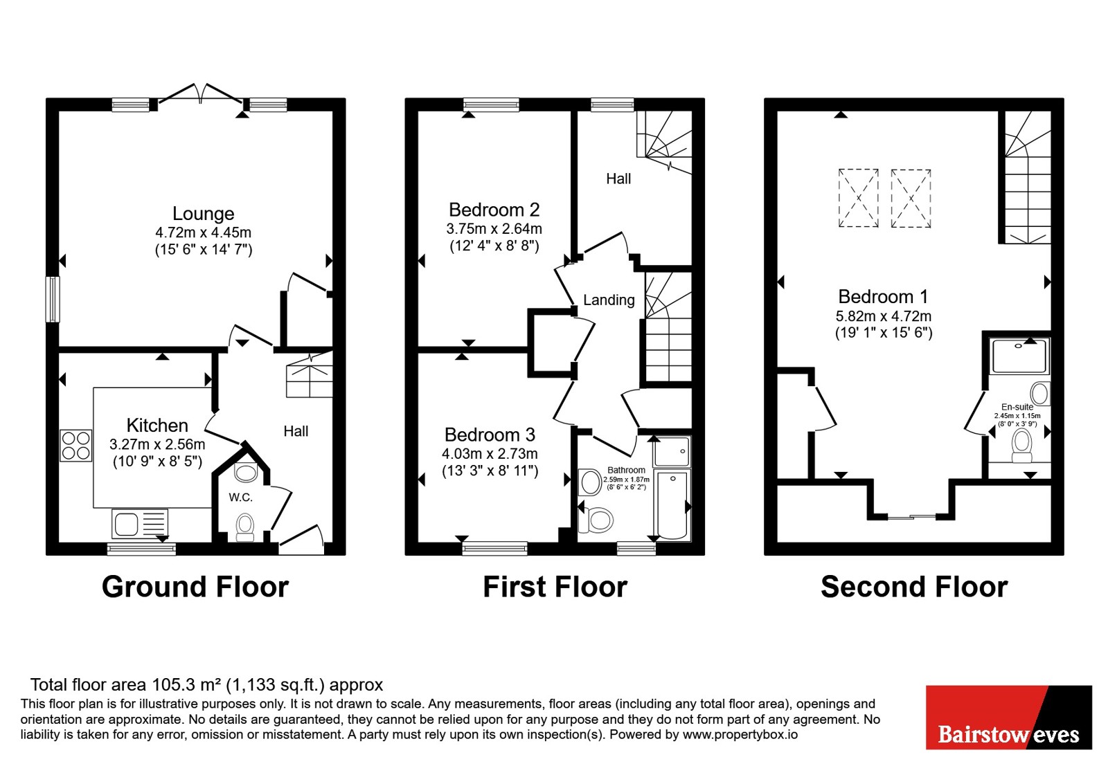51, Brandon Walk, Nottinghamshire floorplan