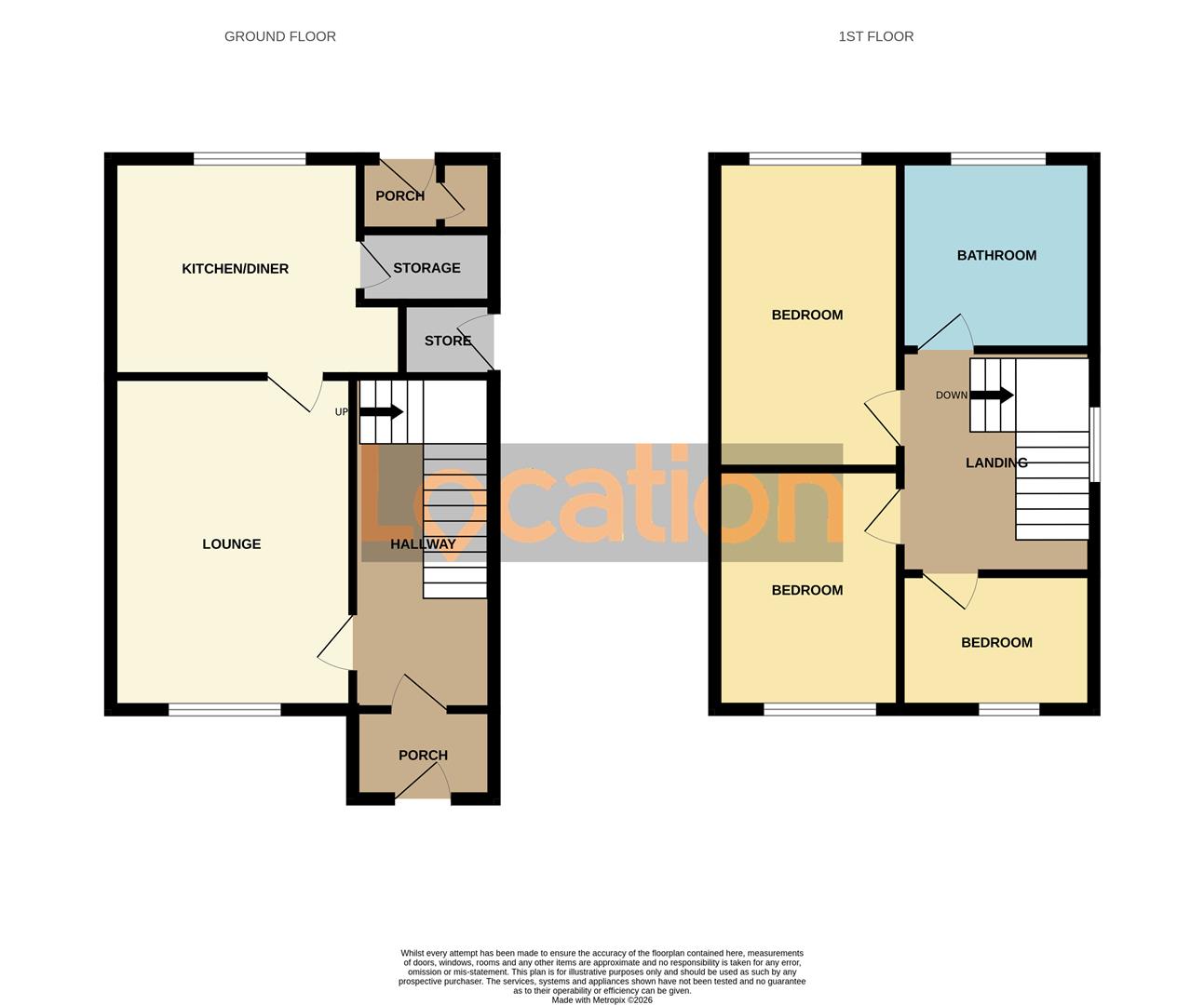 14, King Johns Road, Mansfield floorplan