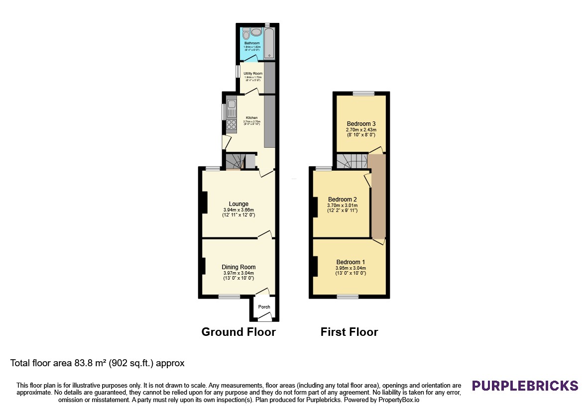 34, Norman Crescent, New Rossington floorplan