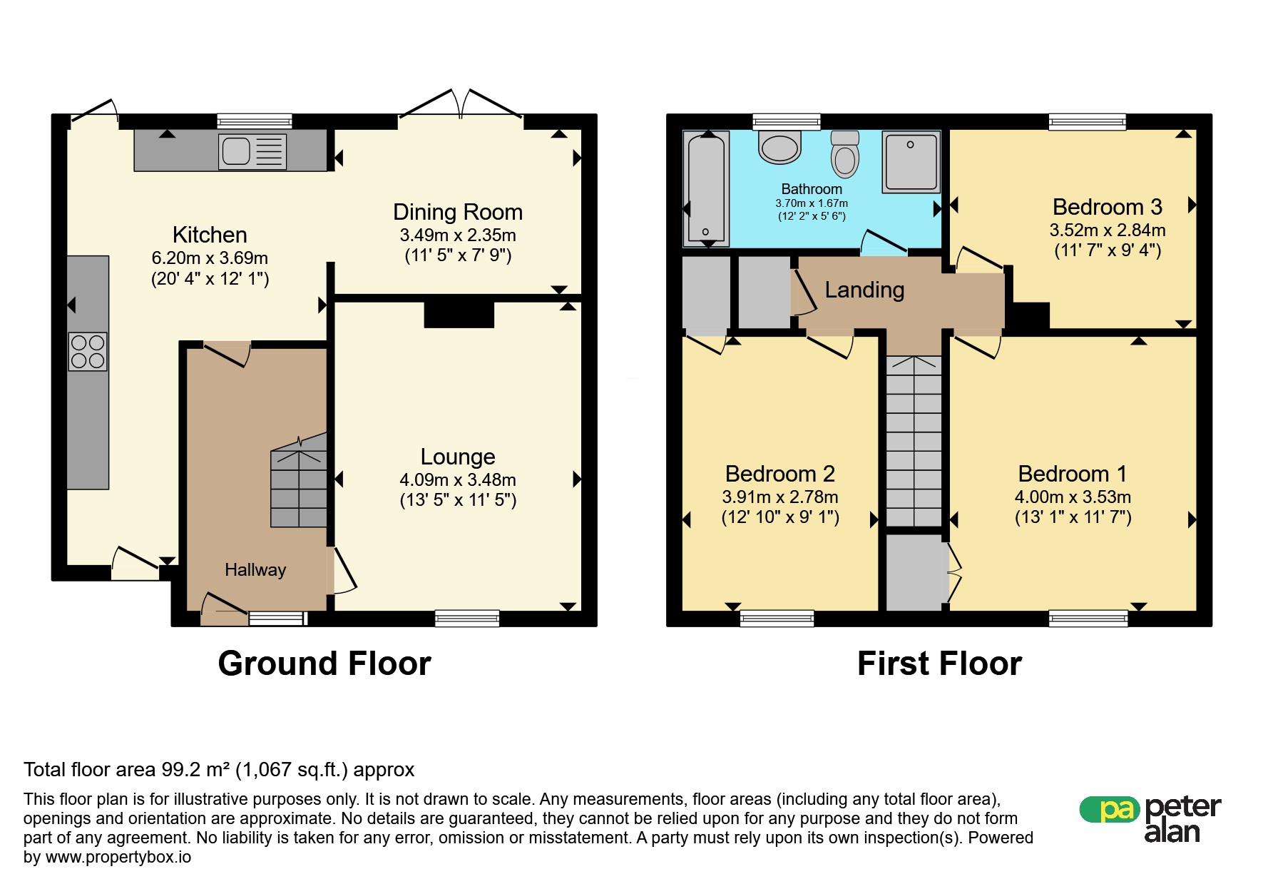 37, Taunton Avenue, Cardiff floorplan