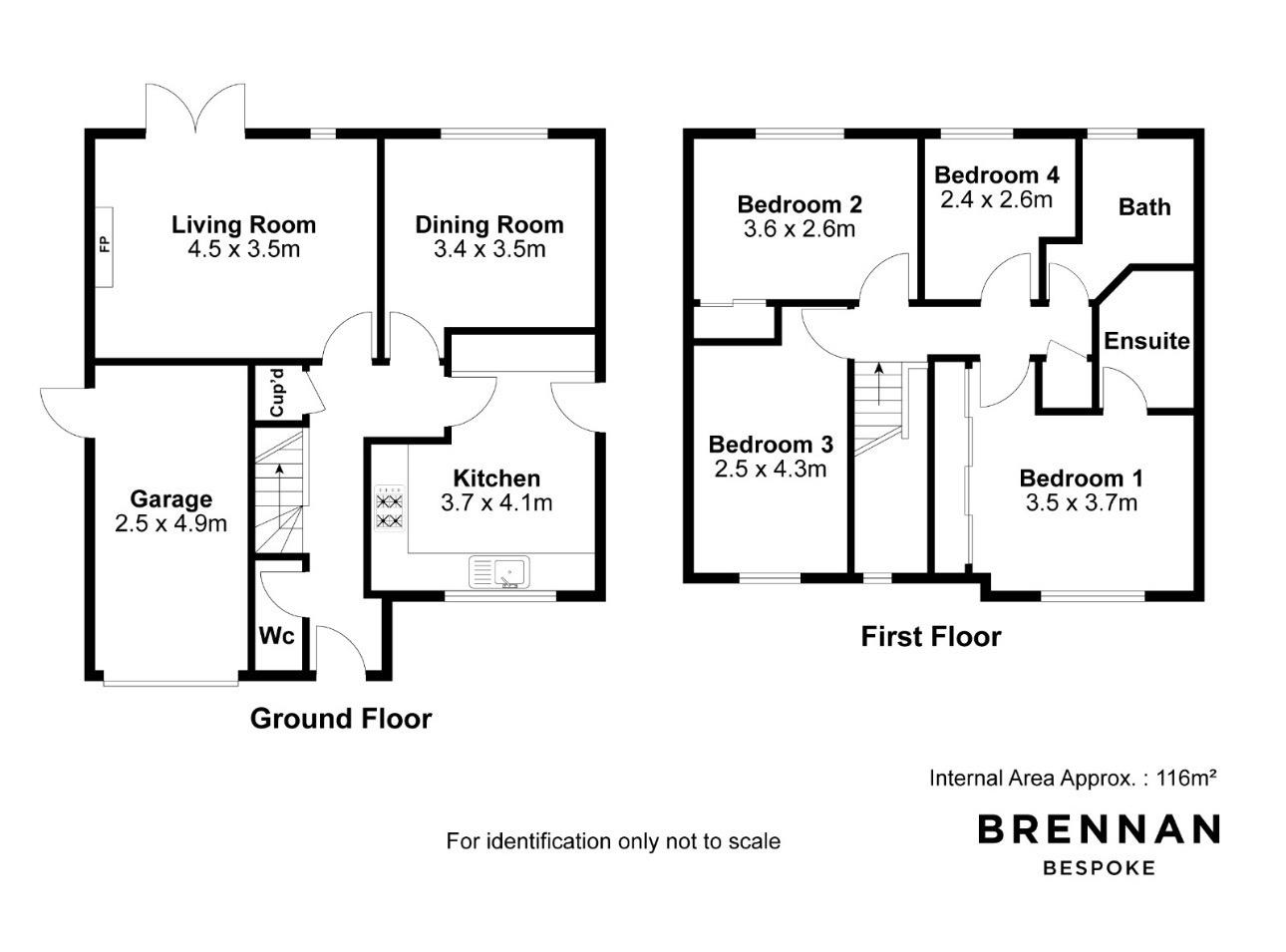10, Beardsley Gardens, Kettering floorplan