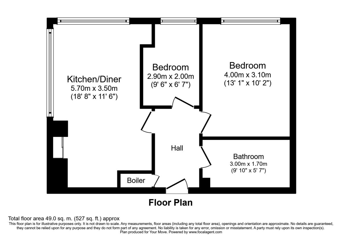 2 Bedrooms Flat to rent in Lower Stone Street, Maidstone ME15