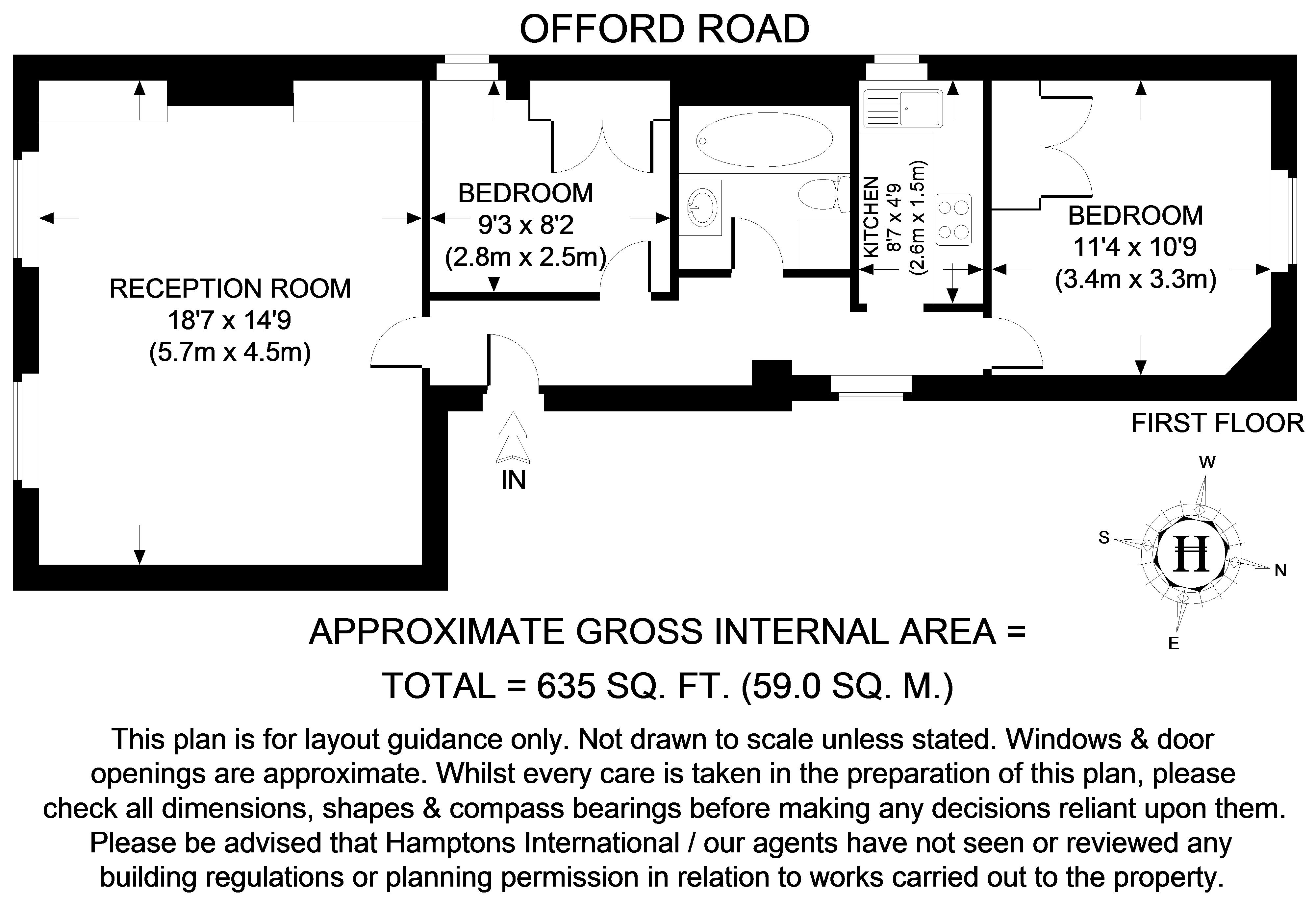 2 Bedrooms Flat to rent in Offord Road, London N1