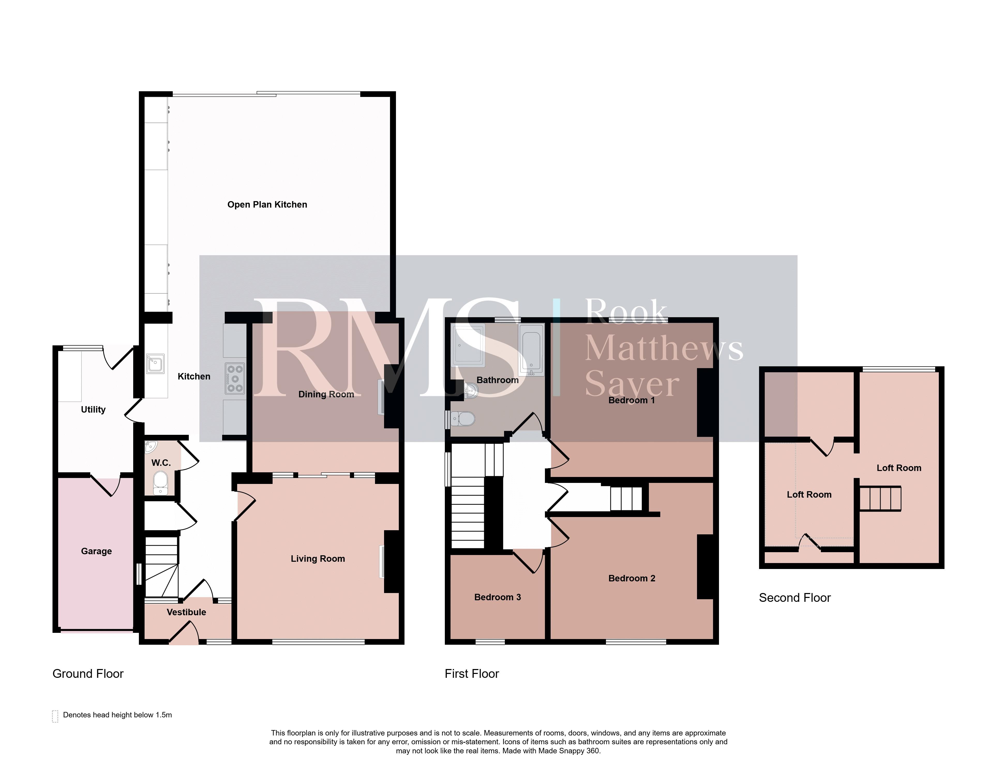 37, Hillcrest, Whitley Bay floorplan