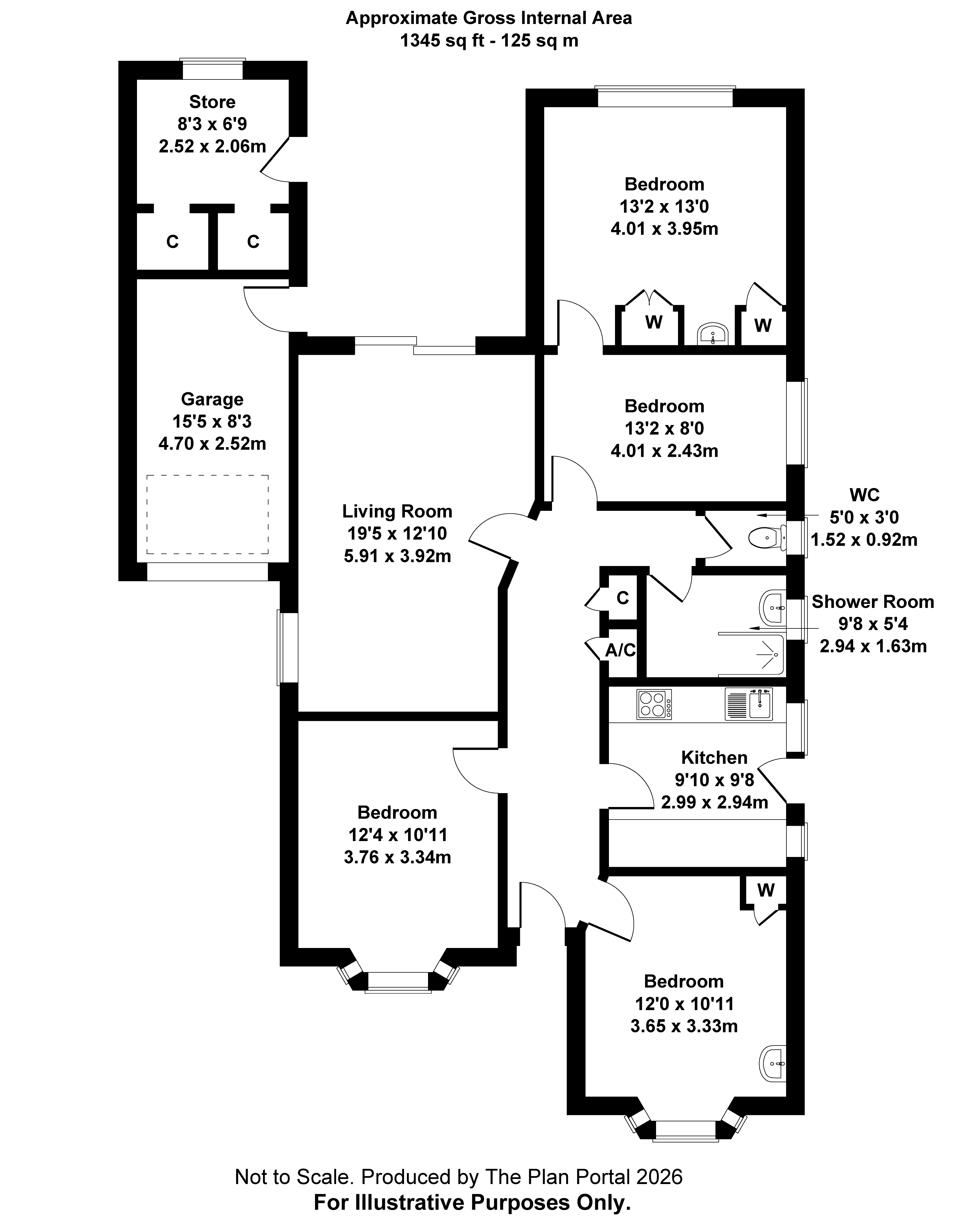30, Staines Road, Laleham floorplan