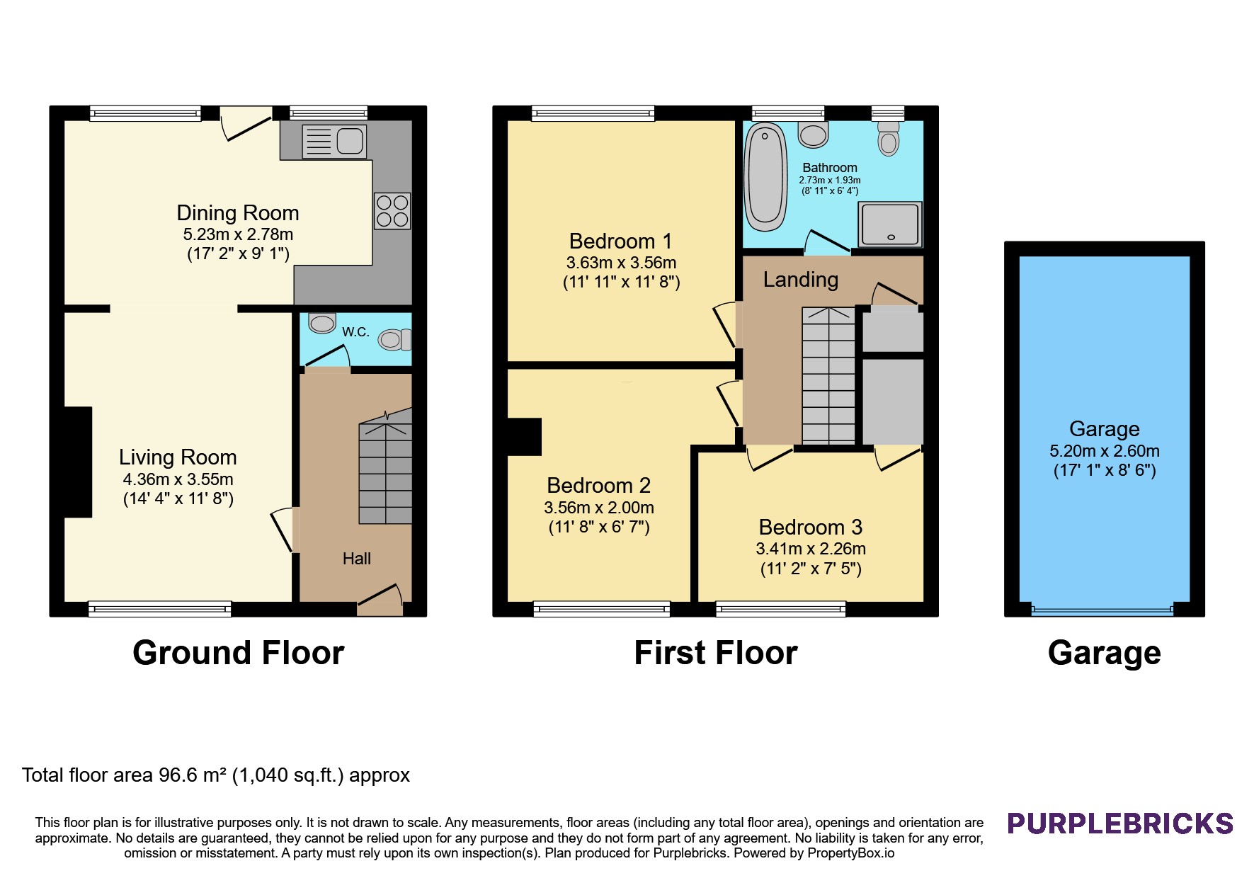 17, Cherry Tree Walk, Mossley floorplan