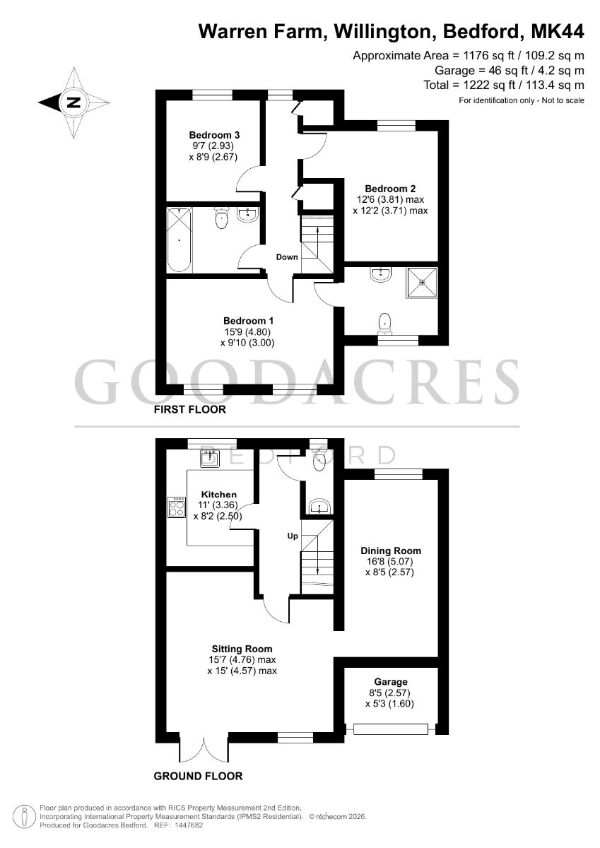 6 Warren Farm, Bedford floorplan