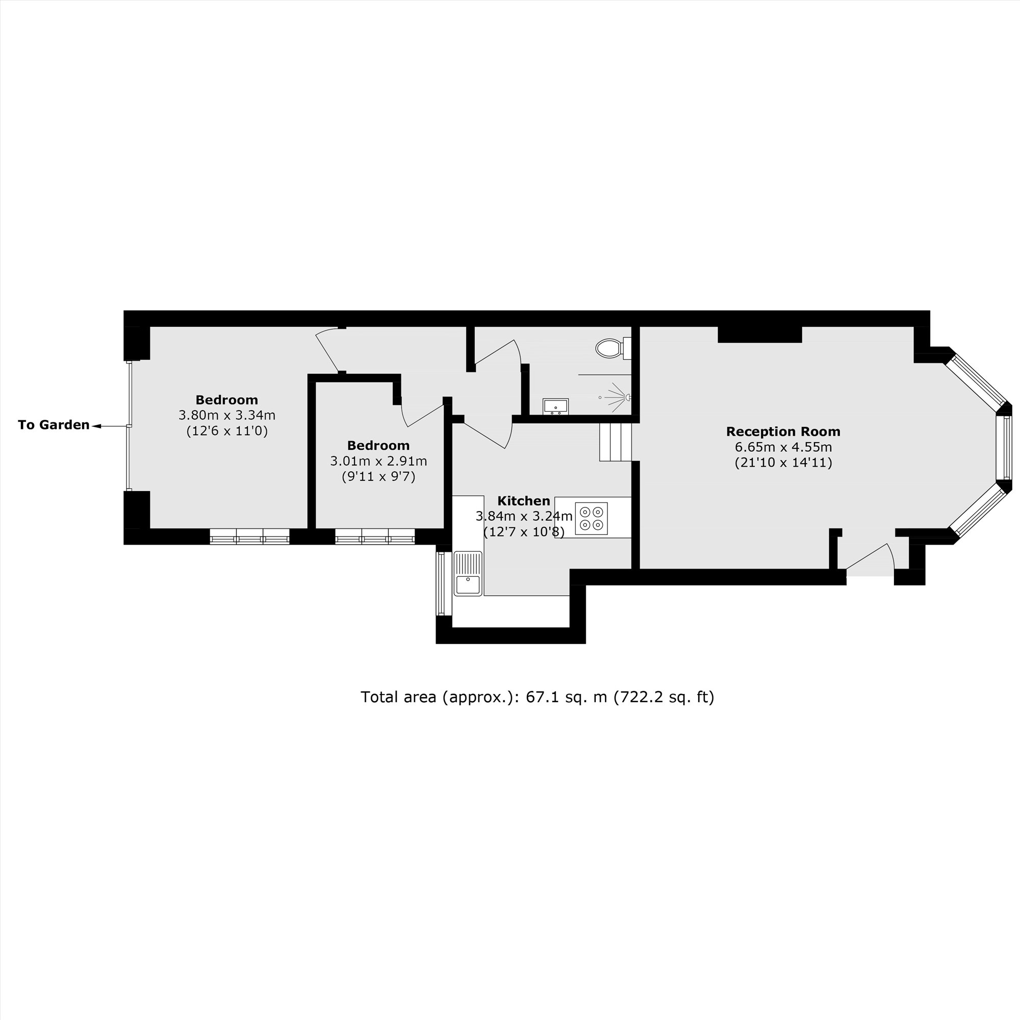 Milton Road, London floorplan