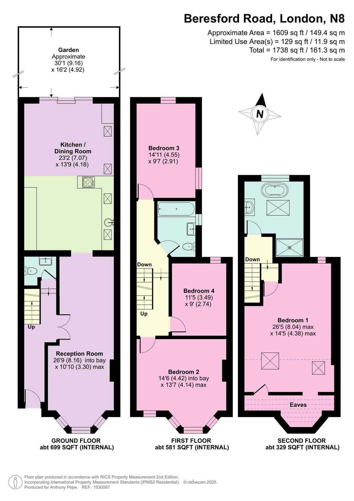 Beresford Road, London floorplan