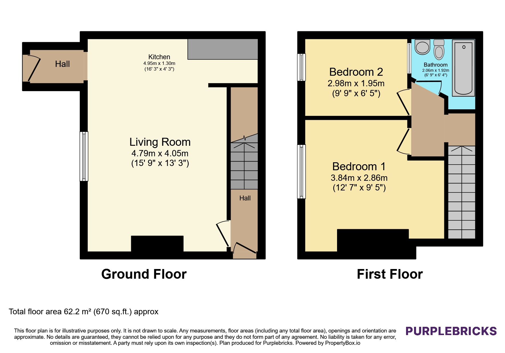 98, Harewood Street, Bradford floorplan