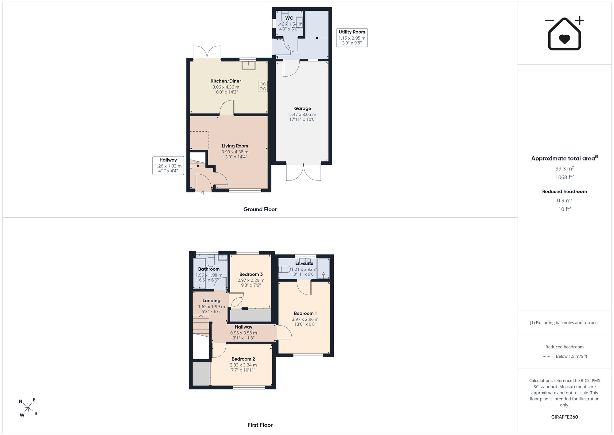 3, Maple Avenue, Haverfordwest, SA61 floorplan