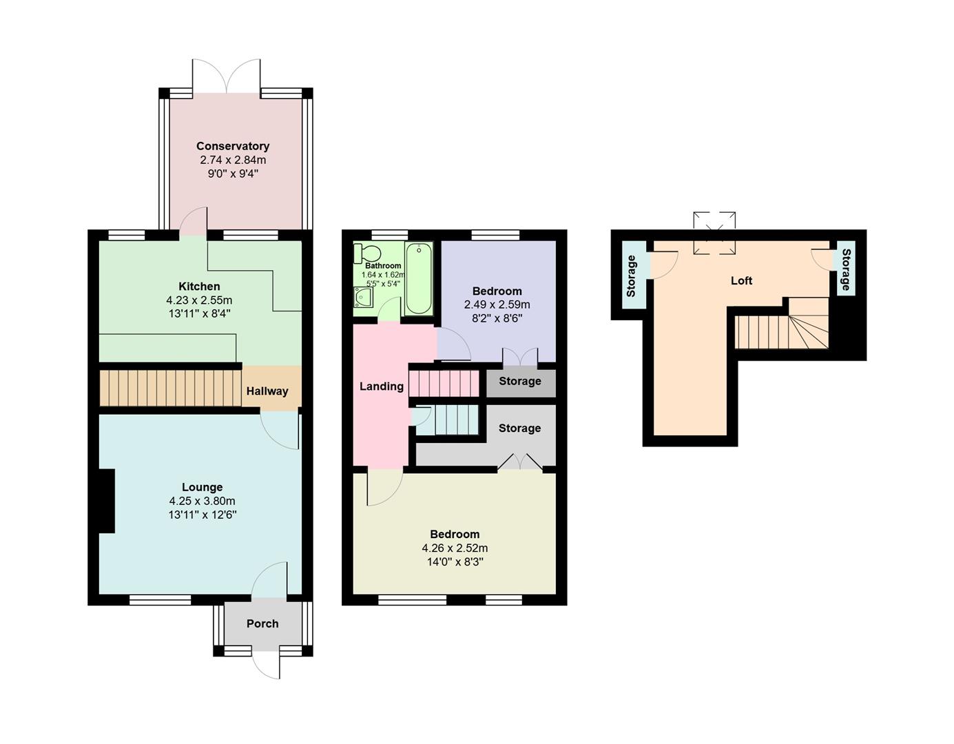 Corona Avenue, Hyde floorplan