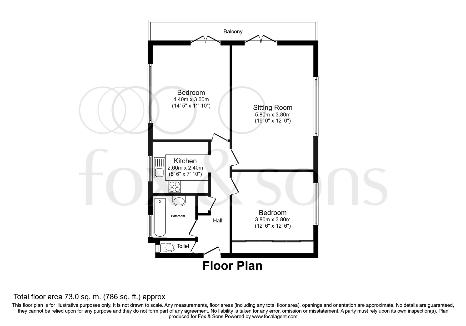 2 Bedrooms Flat for sale in Woodland Court, Dyke Road Avenue, Hove BN3