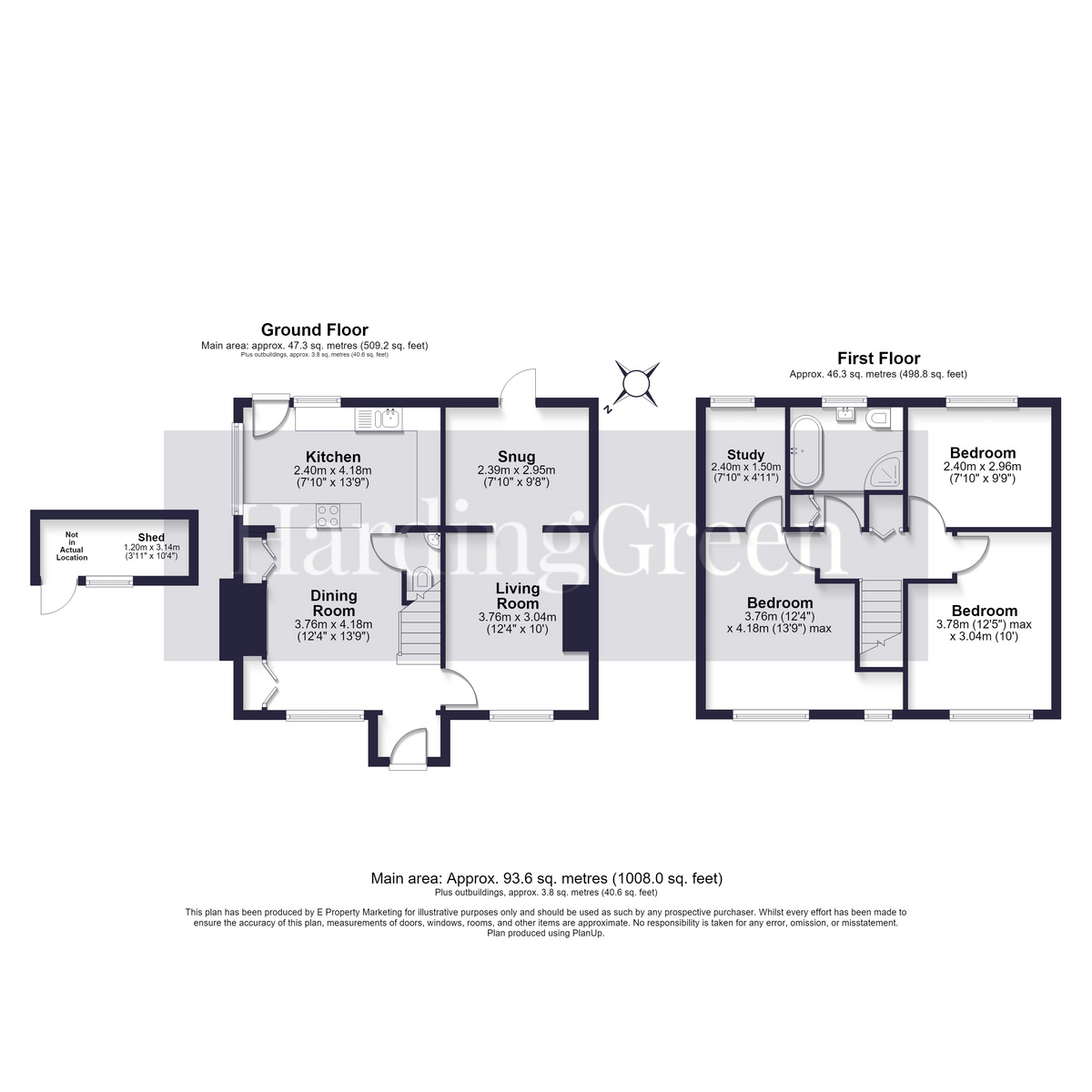 1 Portland Square, Hill Brow Road, Liss floorplan