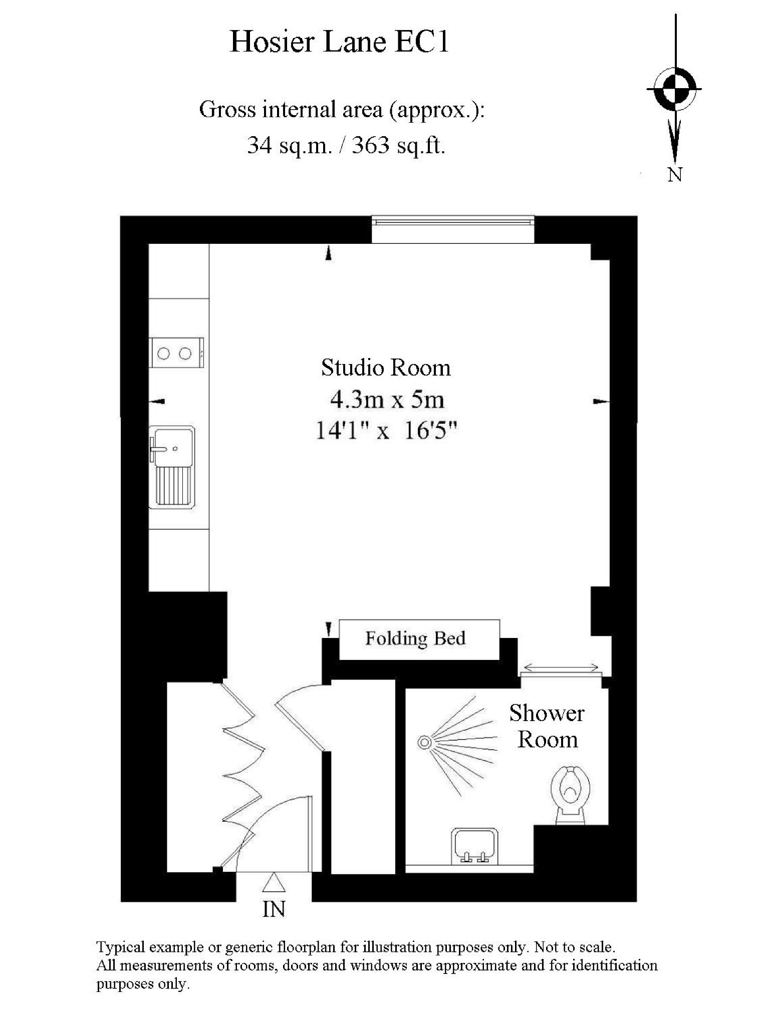 Apartment 315, 10, Hosier Lane, London floorplan