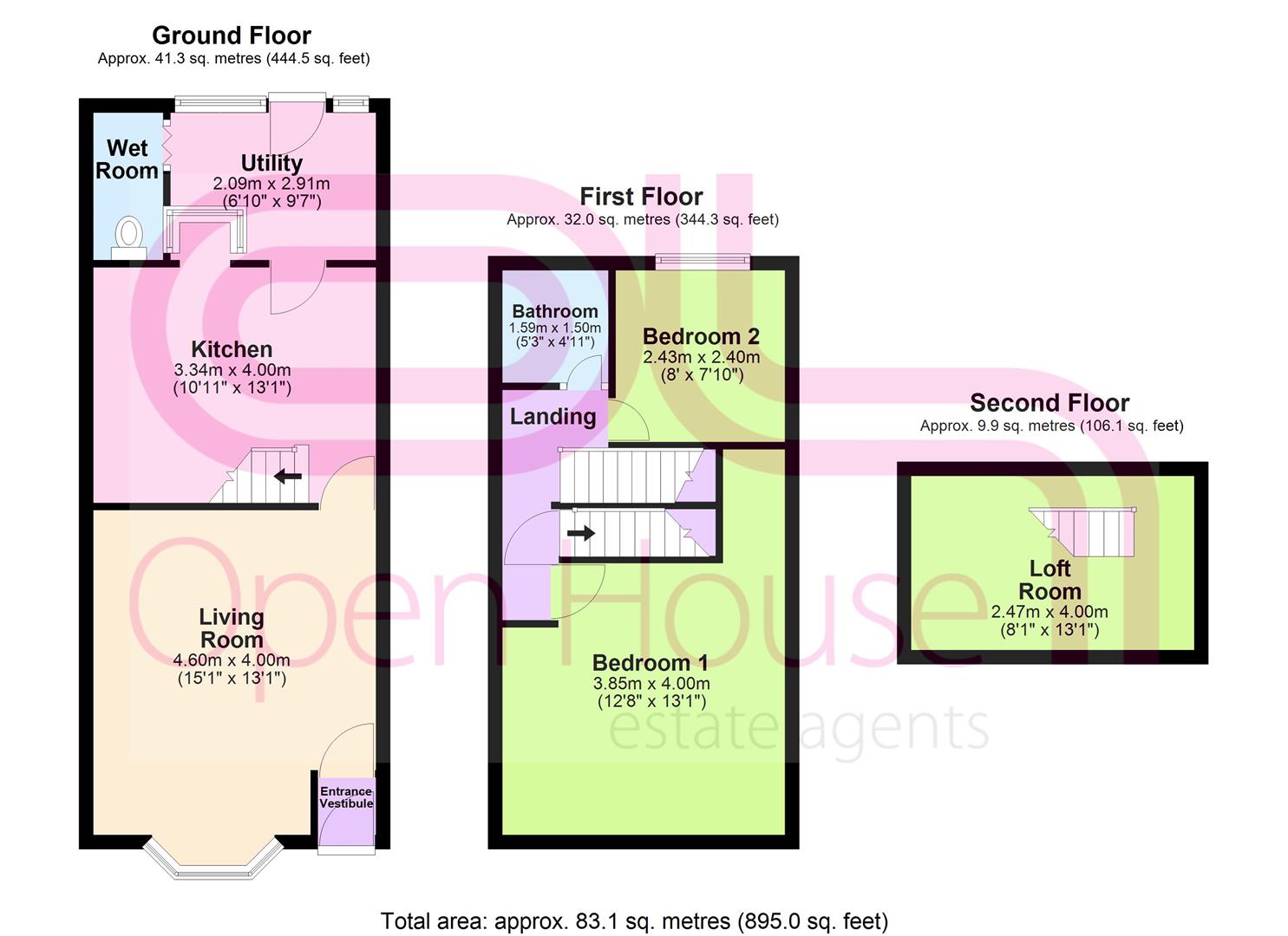64, Longfield Road, Bolton floorplan