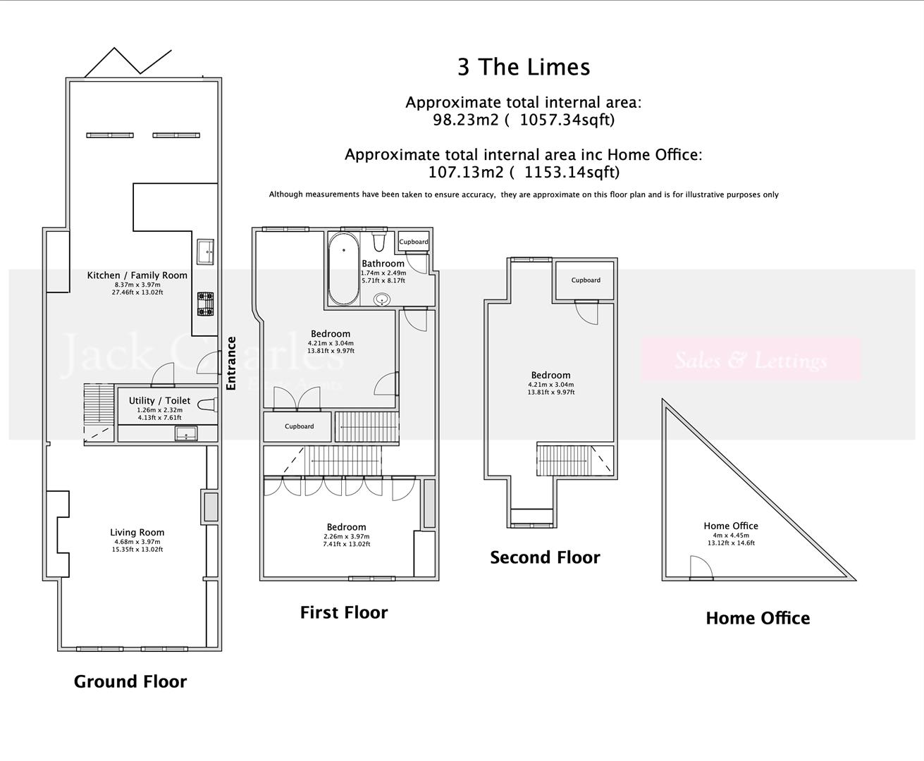 3 The Limes, Eynsford Road, Dartford floorplan