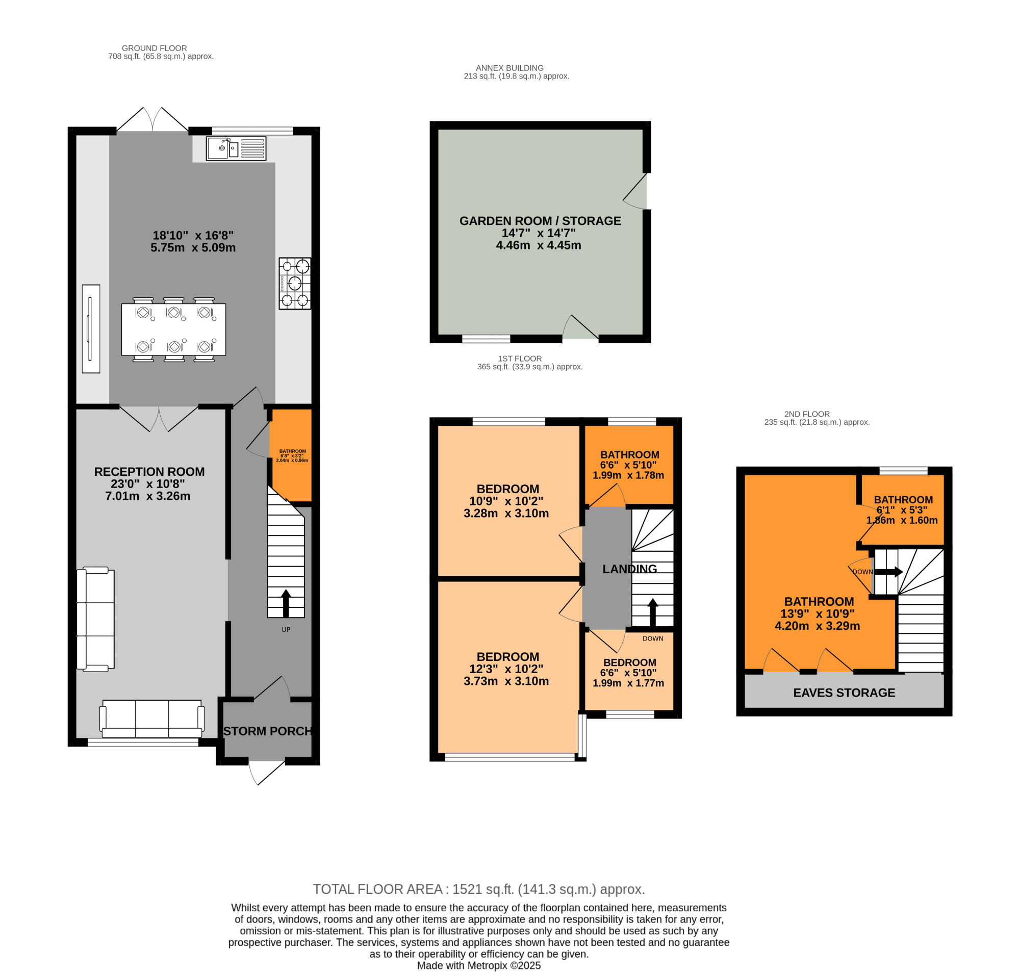 58, Hadley Gardens, Southall floorplan