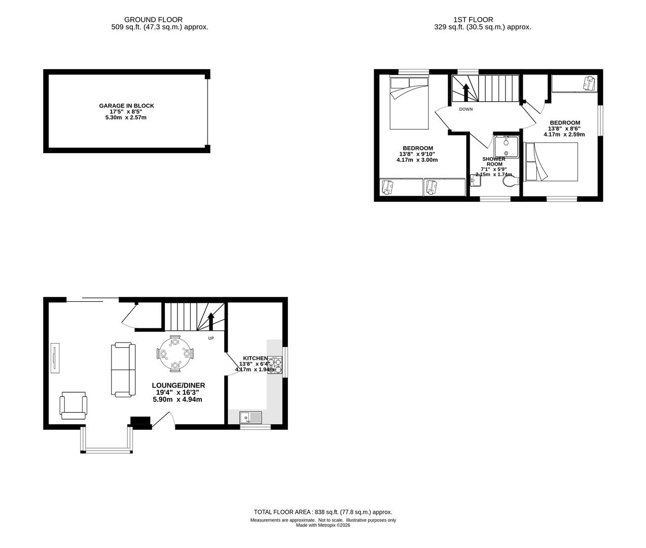 40, Ongar Road, Brentwood floorplan