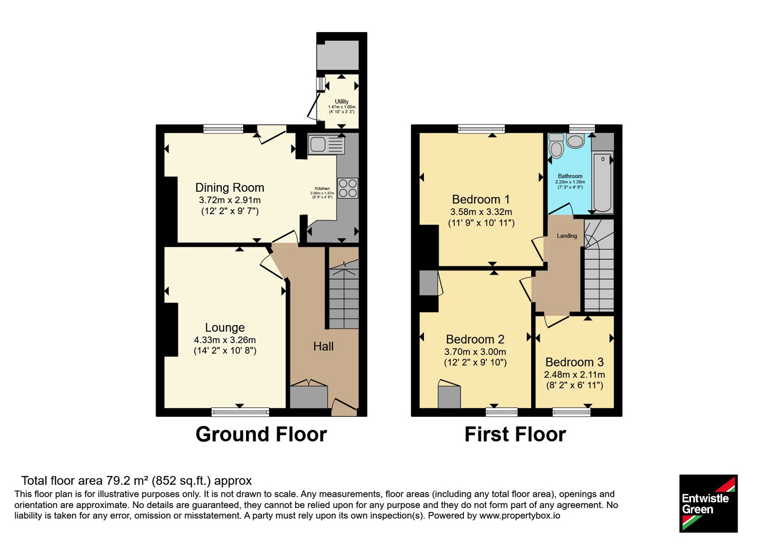 8, Croft Street, Lancashire floorplan