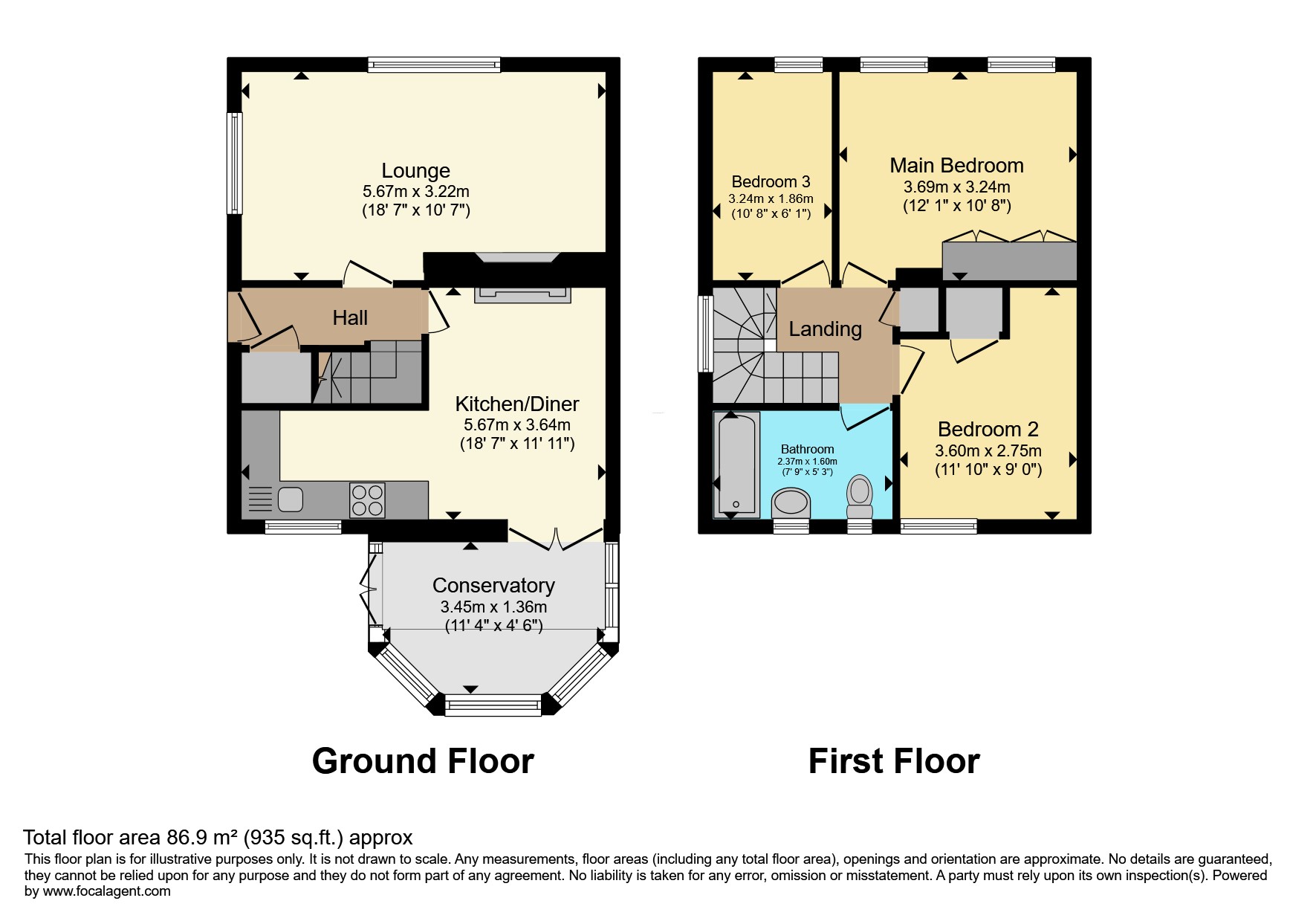 10, Ash Tree Close, Derby floorplan