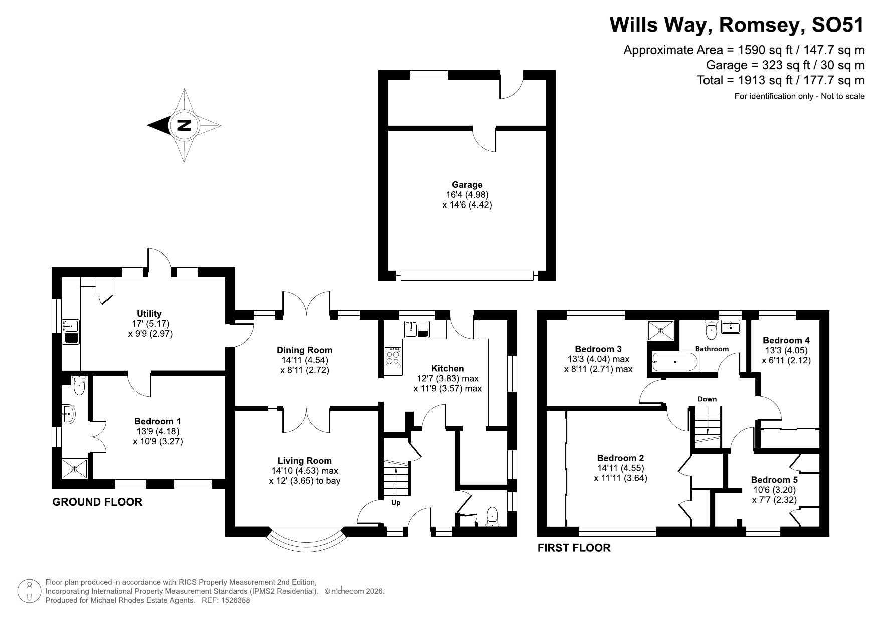 19, Wills Way, Hampshire floorplan