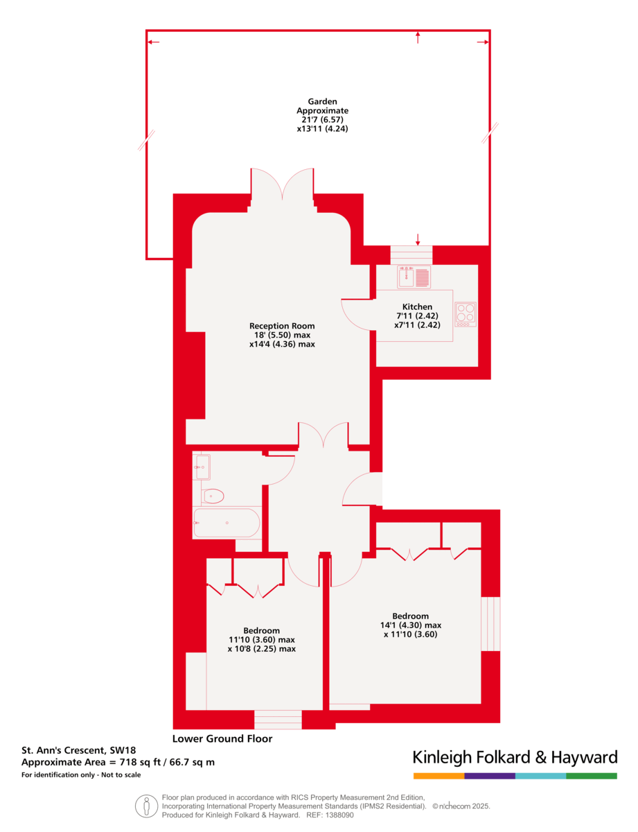 St. Ann's Crescent, London floorplan
