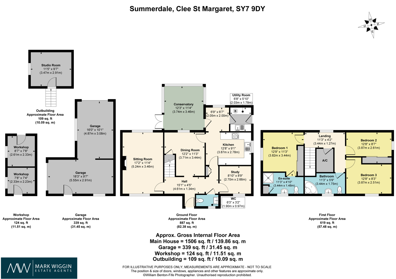 Summerdale,, Cockshutford, Craven Arms floorplan