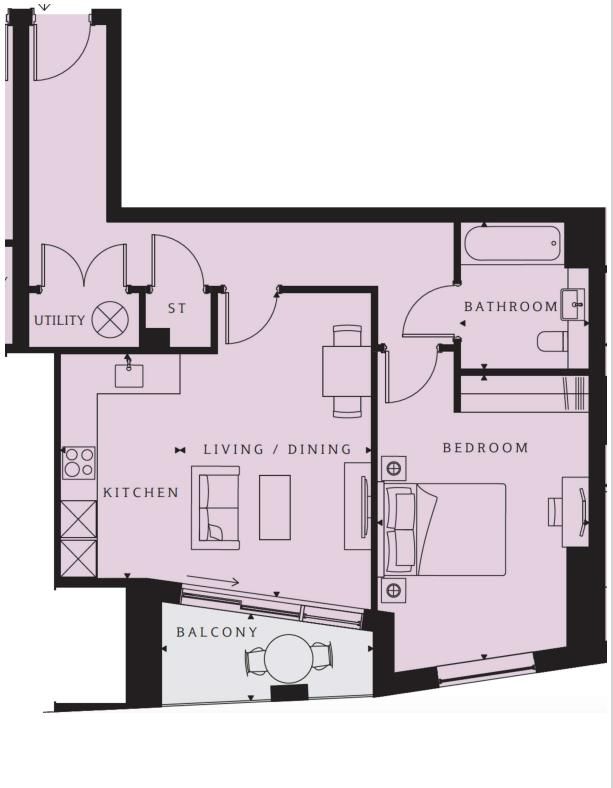 Flat 53, Gladwin Tower, London floorplan