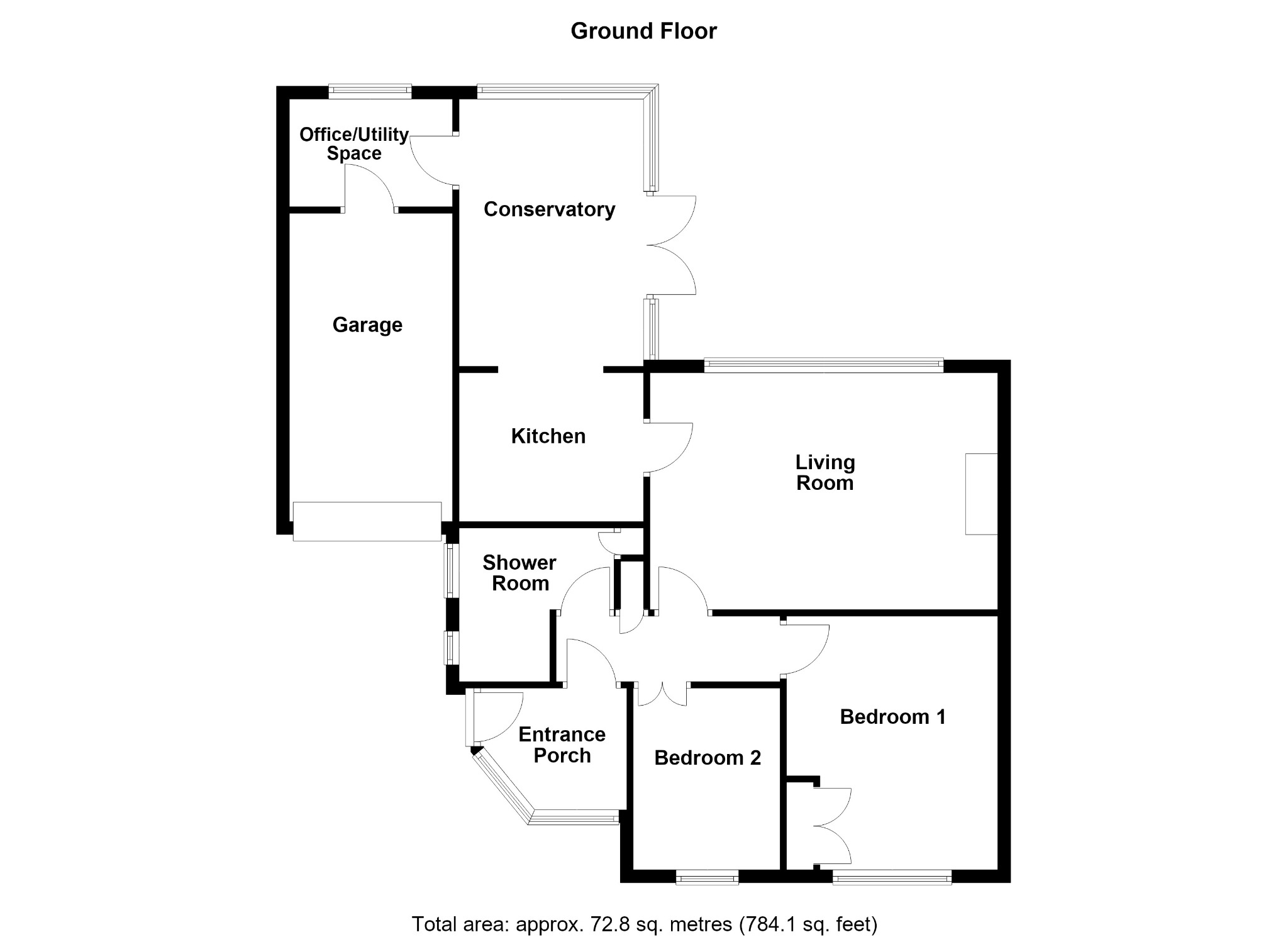 23 Croft Road, Selsey floorplan