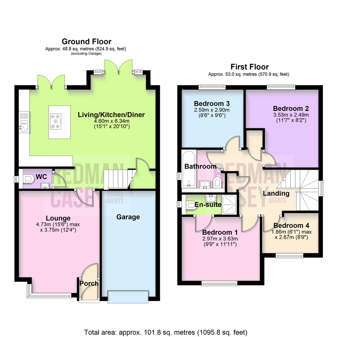 26, Kenmore Close, Bolton floorplan